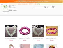 Tablet Screenshot of fredsflowershayward.com